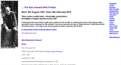 Desktop Screenshot of alanhoward.org.uk